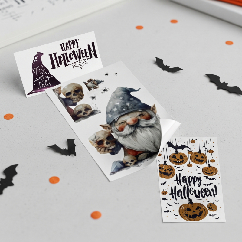 Happy Halloween Temalı Duvar Stickerı