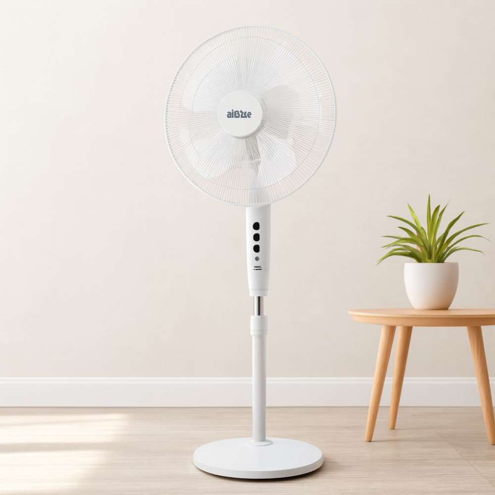 16'' 5 Pervaneli Ayaklı Vantilatör - Sessiz, 140 cm, 3 Kademe