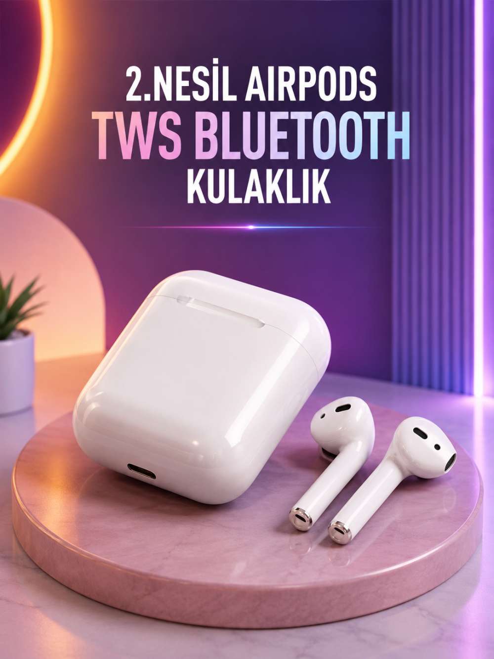 2.Nesil TWS Bluetooth Kulaklık Yüksek Ses Kaliteli Yeni Nesil