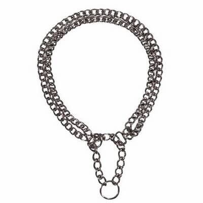 2 Sıra Zincir Köpek Boyun Tasması 50 Cm 2,5 Mm