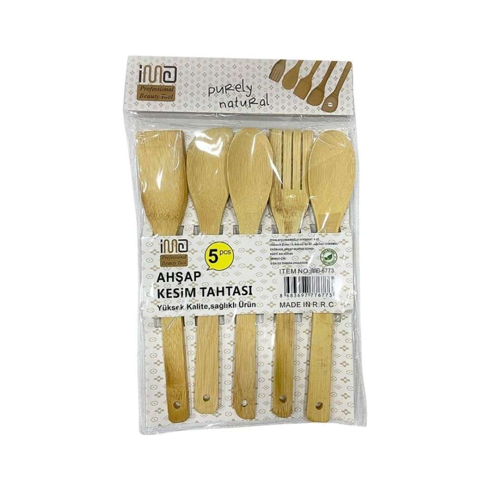 5'li Bambu Kaşık Seti
