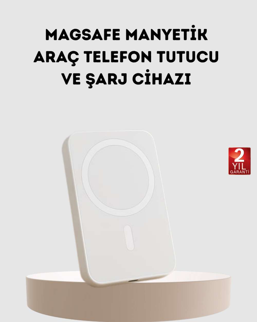 5000mAh Manyetik Powerbank – iPhone Serisi İçin Taşınabilir Kablosuz Şarj Cihazı