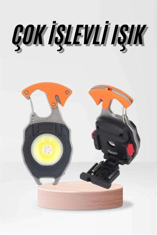 Acil Durum Işığı USB Şarjlı 7 Modlu Cep Feneri