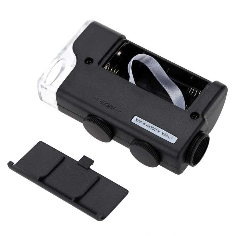 Ally 7751 60x100 Uv Led Işıklı Ayarlabilir Çok Fonksiyonlu Büyüteç-(5775)