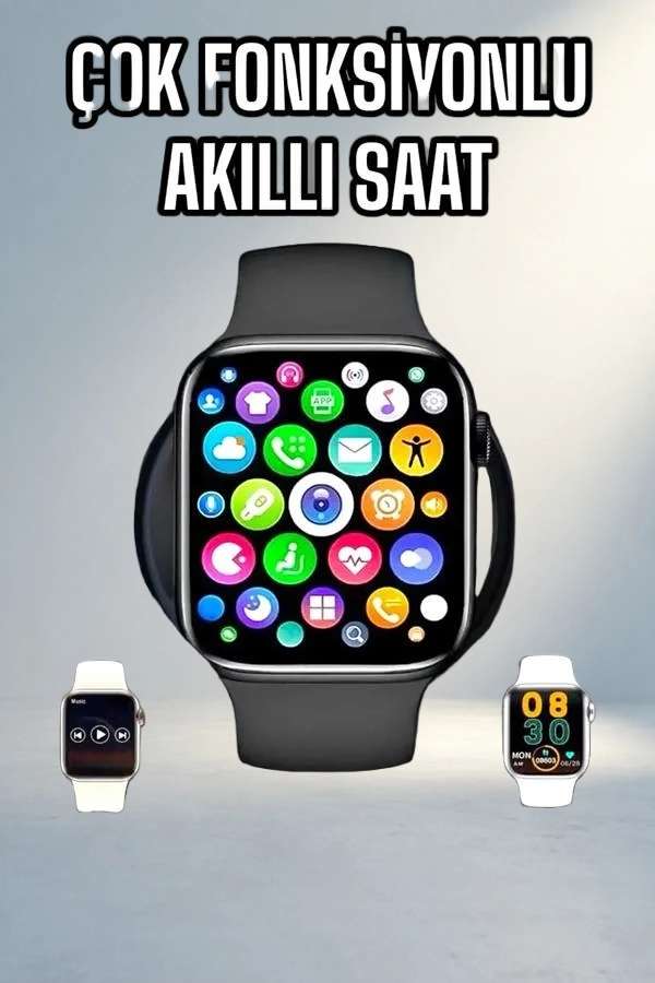 Amoled Ekranlı Akıllı Saat GPS Uyku Takibi Bluetooth