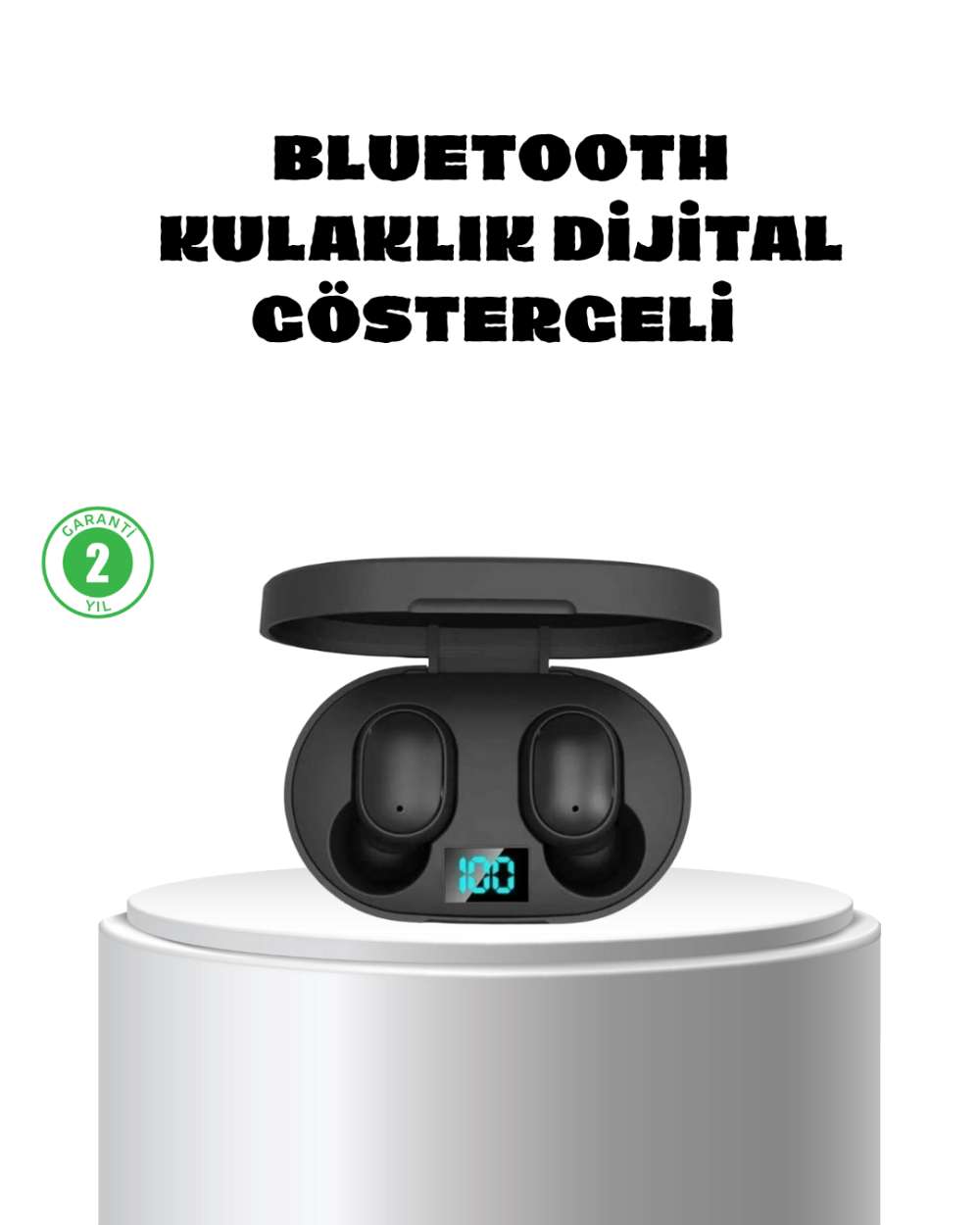 ANC Bluetooth Kulaklık – Suya ve Tere Dayanıklı, Uzun Pil Ömürlü, Mikrofonlu Kablosuz Kulaklık