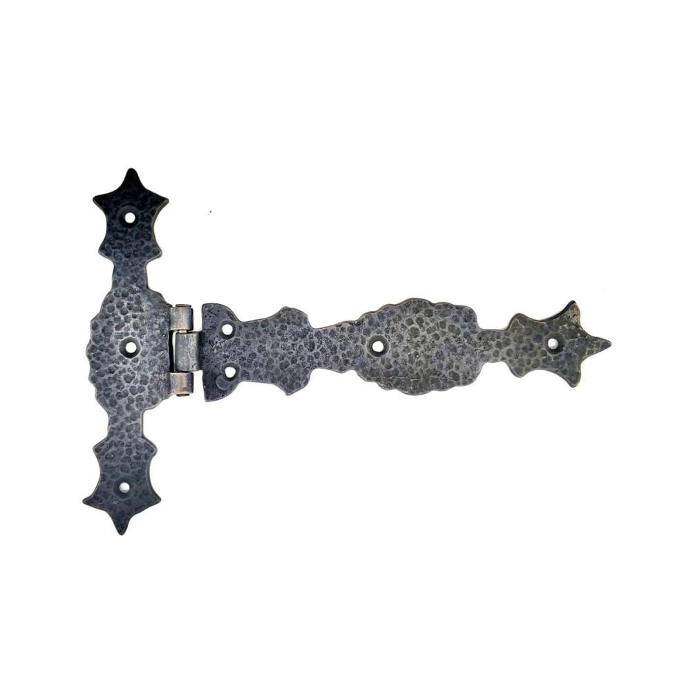 Antika Tarz Dekoratif Pirinç Kuyruklu Zambak Menteşe - 175x248 Mm, Oksit