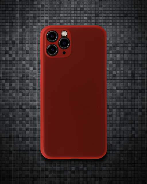 Apple İphone 11 Pro Kılıf Pp Ultra İnce Kapak - Kırmızı