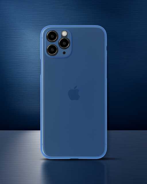 Apple İphone 11 Pro Kılıf Pp Ultra İnce Kapak - Mavi