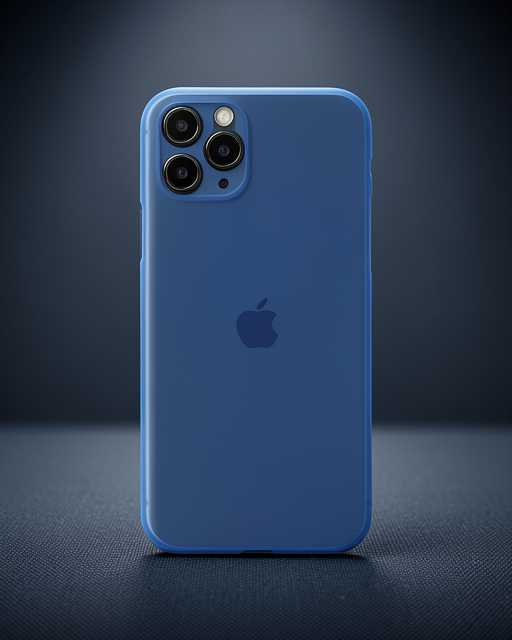 Apple İphone 11 Pro Max Kılıf Pp Ultra İnce Kapak - Mavi