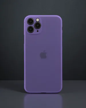 Apple İphone 11 Pro Max Kılıf Pp Ultra İnce Kapak - Mor