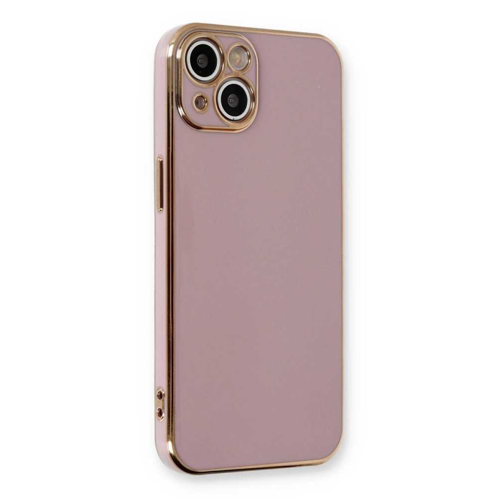 Apple İphone 13 Kılıf Volet Silikon - Mor