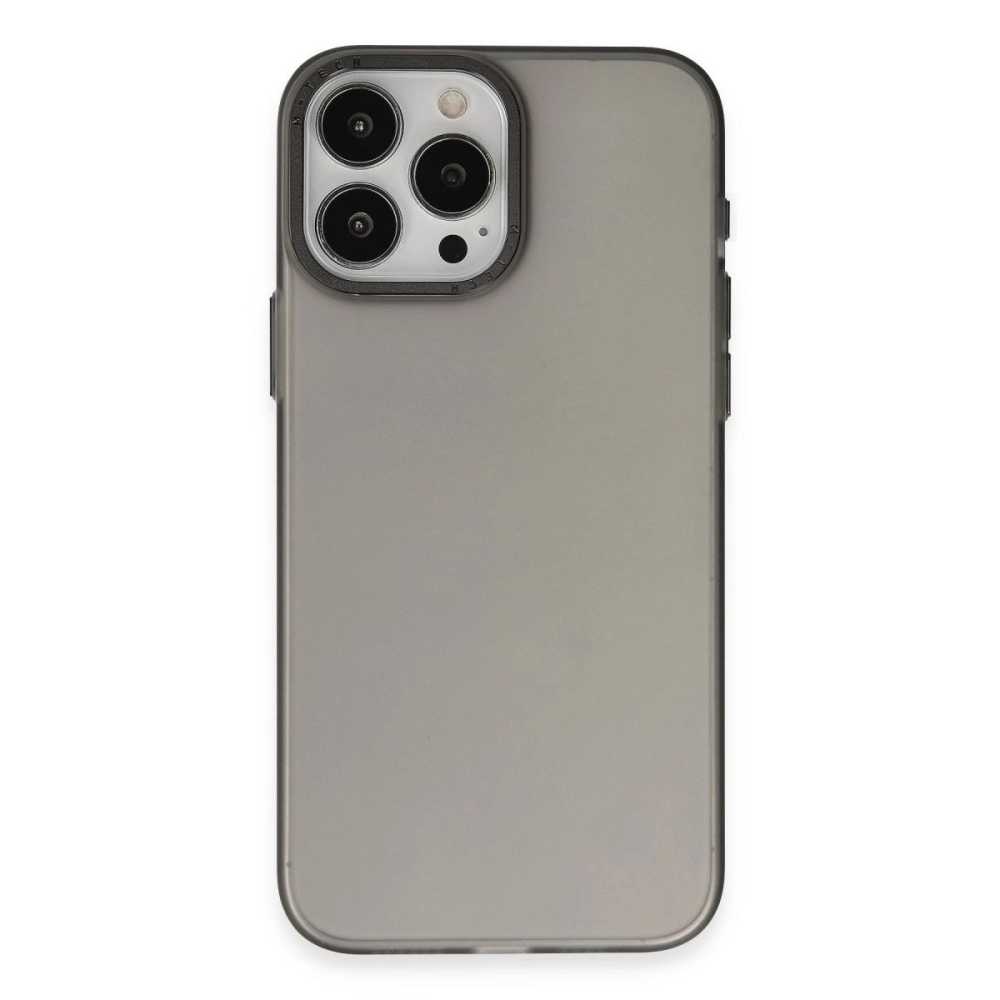 Apple İphone 15 Pro Kılıf Modos Metal Kapak - Siyah
