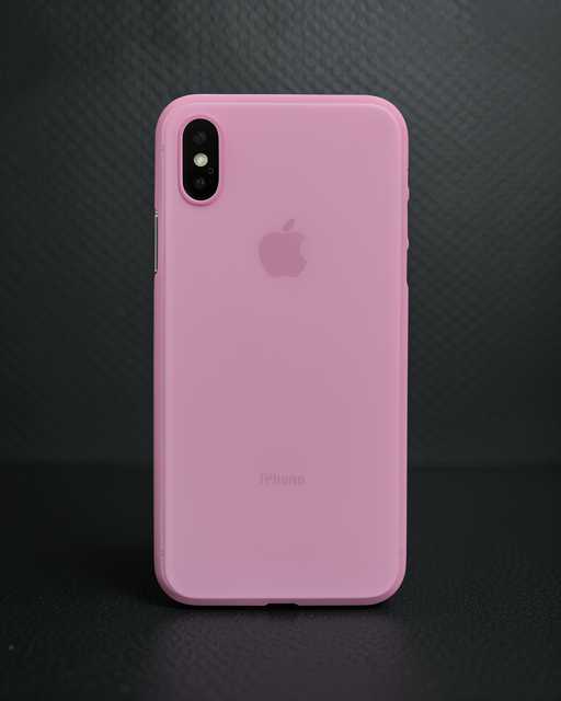 Apple İphone X Kılıf Pp Ultra İnce Kapak - Pembe