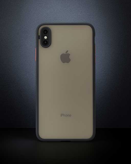 Apple İphone Xs Max Kılıf Montreal Silikon Kapak - Siyah