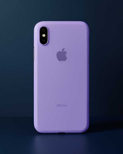 Apple İphone Xs Max Kılıf Pp Ultra İnce Kapak - Mor