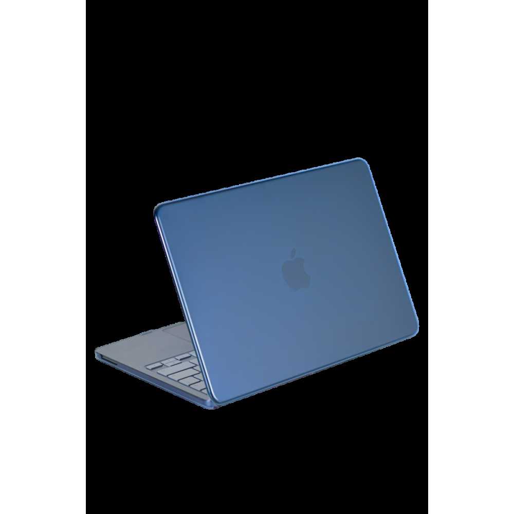Apple MacBook Neo Şeffaf Macbook Kapak - Mavi