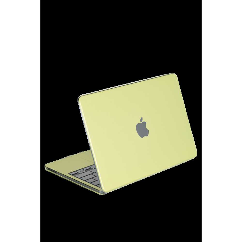 Apple MacBook Neo Şeffaf Macbook Kapak - Yeşil