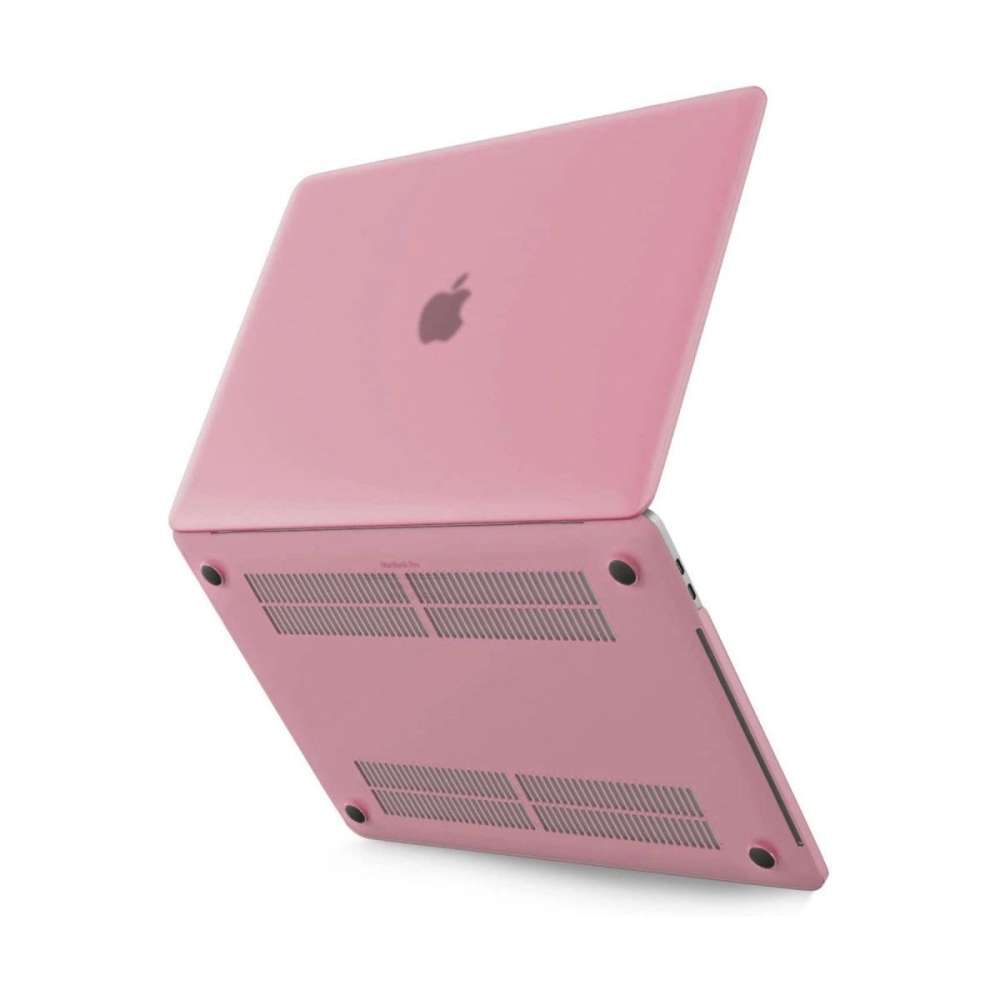Apple Macbook Pro 13 2020 Macbook Buzlu Kapak - Pembe