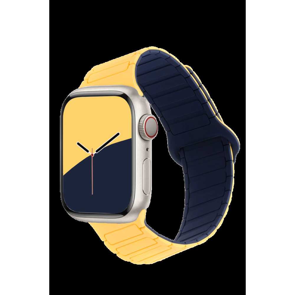 Apple Watch Ultra 49mm Armor Manyetik Kordon - Sarı