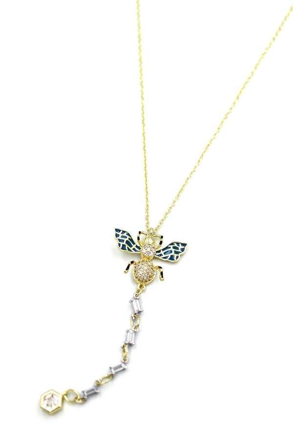 Arı Kolye - Altın