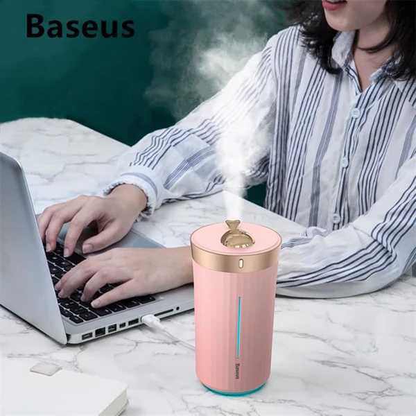 Baseus Whale Araç ve Ev Ultrasonik Hava Nemlendirici Gece Lambası-(5775)