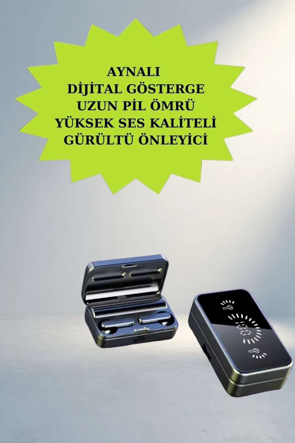 Bluetooth Kulaklık ve Akıllı Saat Seti ANC Özellikli