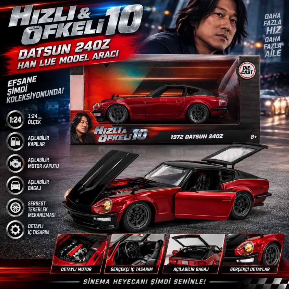 Datsun 240Z Han Lue 10 Adet Set