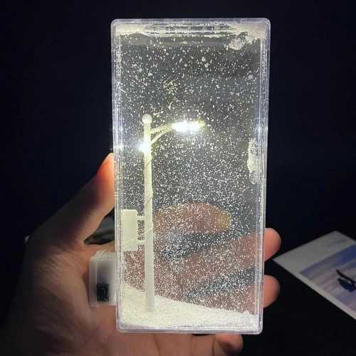 Dekoratif Sokak Lambalı Kar Küresi 15.5 cm