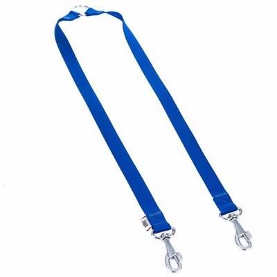 Dokuma İkili Köpek Gezdirme Aparatı Royalblue 2,5x70-60 Cm