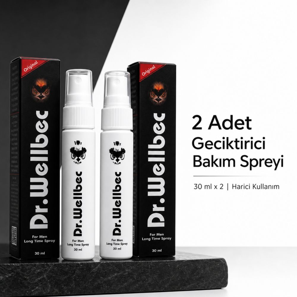 Dr. Wellbec Geciktirici Erkek Bakım Spreyi 30 ml 2 Adet