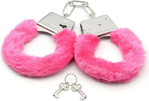 Durbuldum Pembe Peluş Kelepçe
