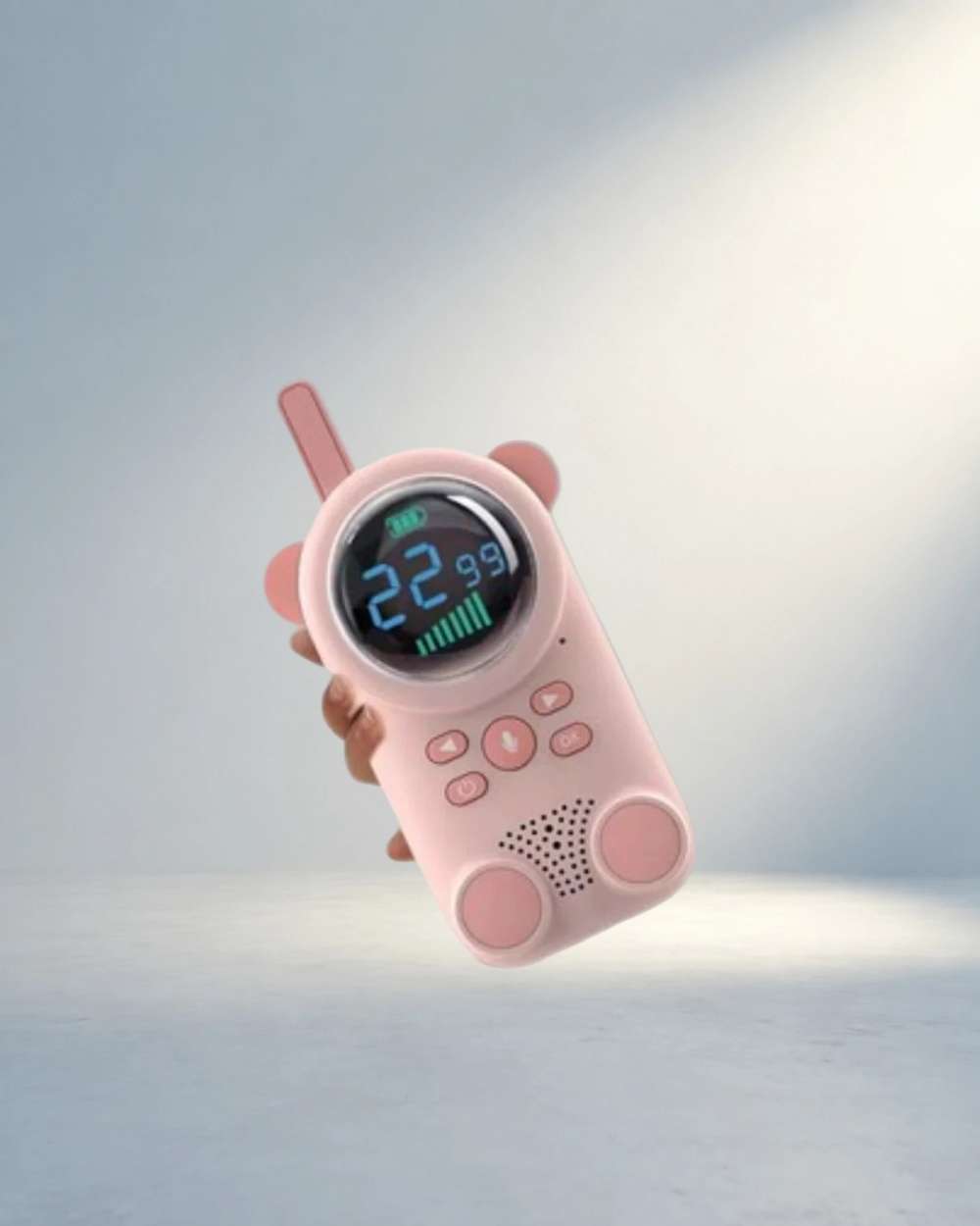 Ekranlı Çocuk Telsizi 1-3 km Çekim Mesafesi ile (LCD Model)