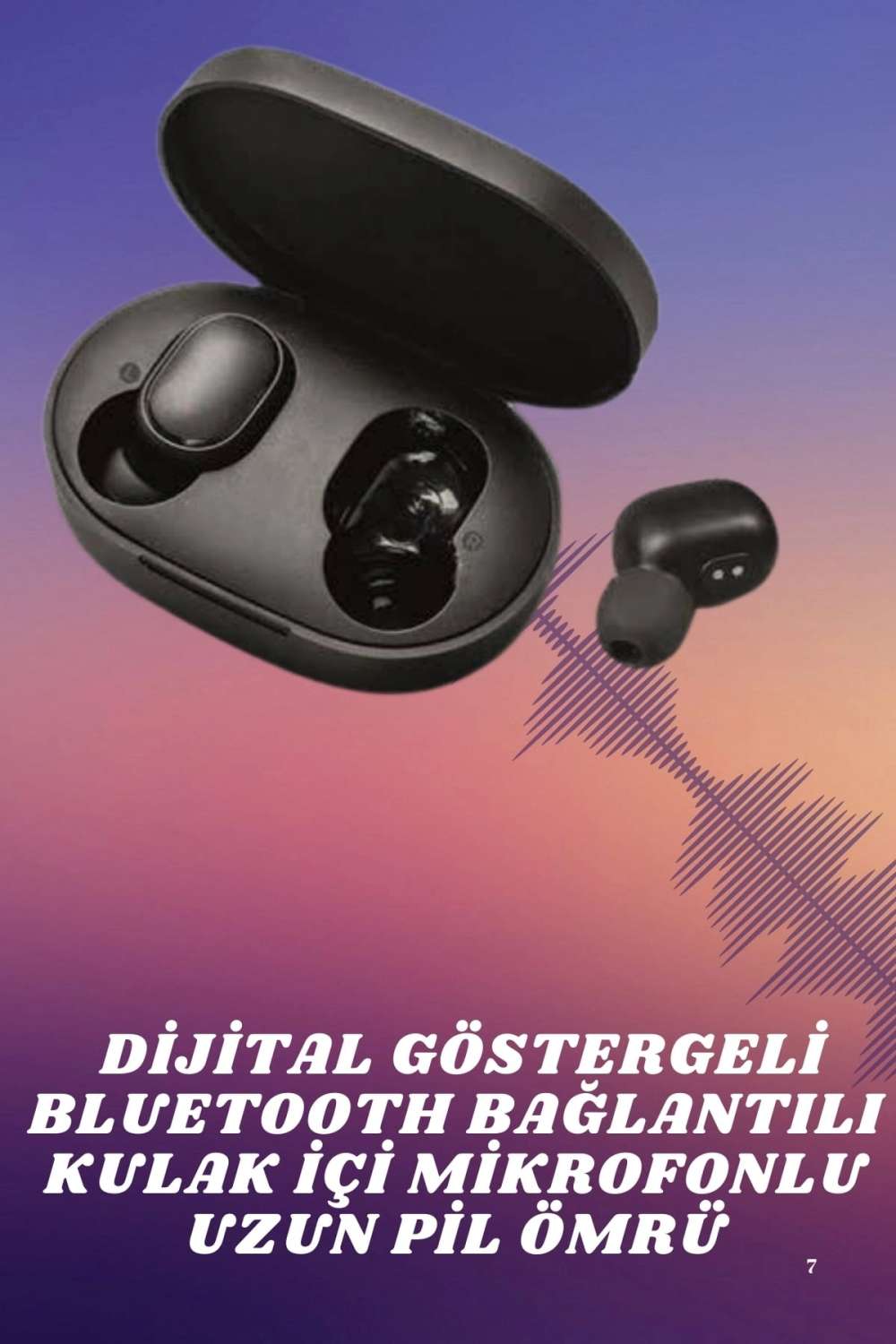 Ergonomik Bluetooth Kulaklık 30 Saat Kullanım Süresi