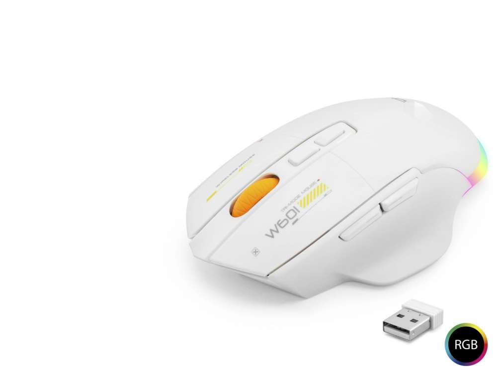 Ergonomik Kablosuz Mouse 12800 DPI 7 Tuş RGB Oyun İçin