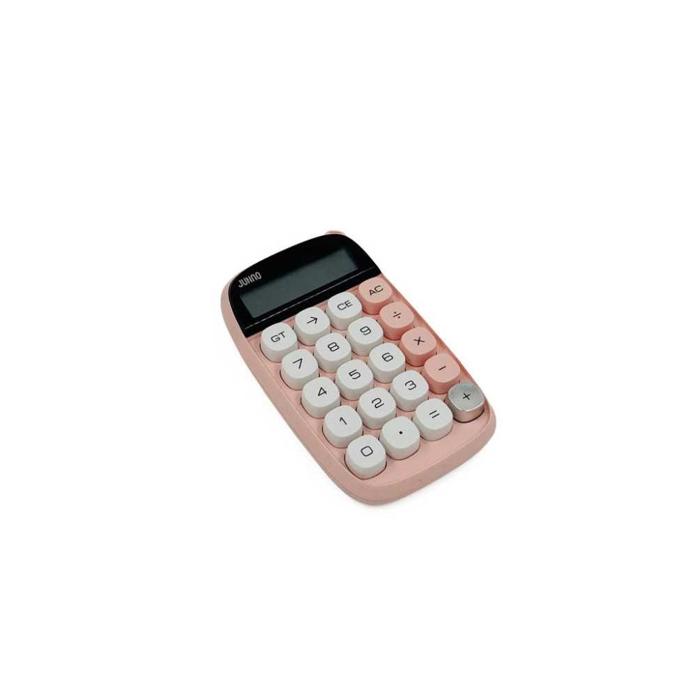 Ergonomik Pembe Hesap Makinesi Büyük Ekran 1 Adet