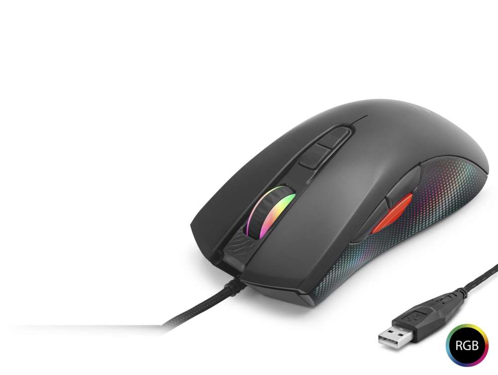 Ergonomik RGB Oyun Mouse 7200 Dpi 8 Tuş Siyah