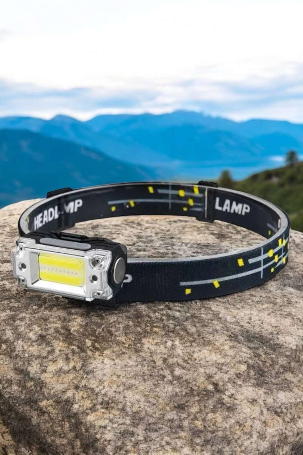Ergonomik Suya Dayanıklı Kafa Lambası 3W LED