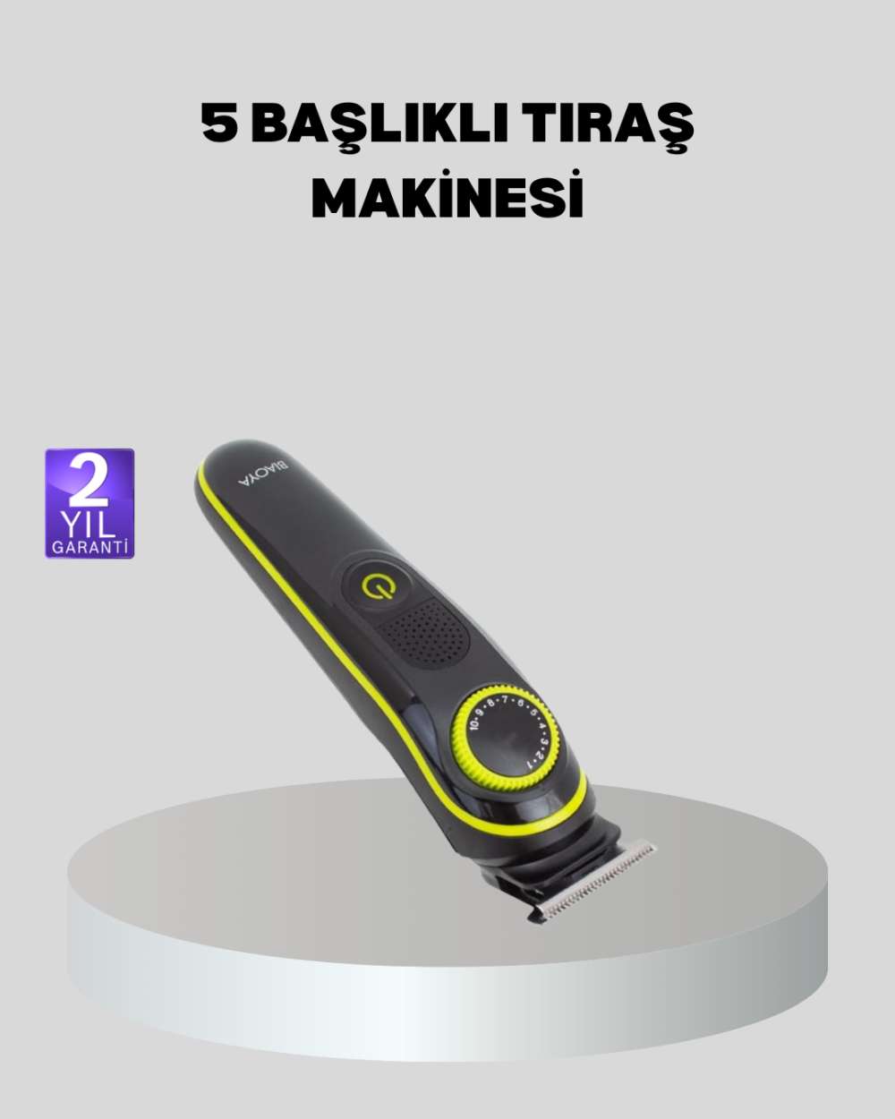 Erkek Bakım Seti – Kablosuz Şarjlı Tıraş Makinesi, Su Geçirmez ve Sessiz Motorlu