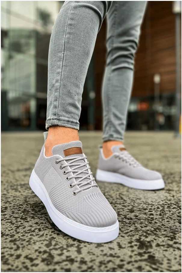 Erkek Modern Yürüyüş Bağcıklı Esnek Spor Ayakkabı