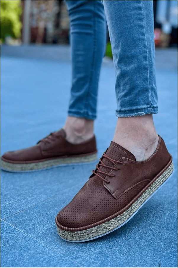 Erkek Yürüyüş Bağcıklı Rahat Nuova Şehir Spor Ayakkabı