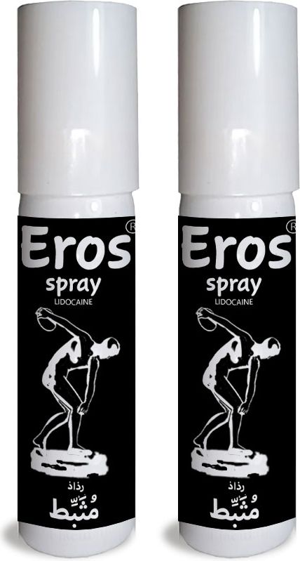 Eros Black Delayspray: 2 Adet Geciktiricisprey 20 ml
