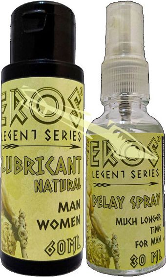 Eros Legent Lubricant Gel Kolay Kayganlık Jeli 60 ml + Erkeklere Geciktiricisprey 30 ml
