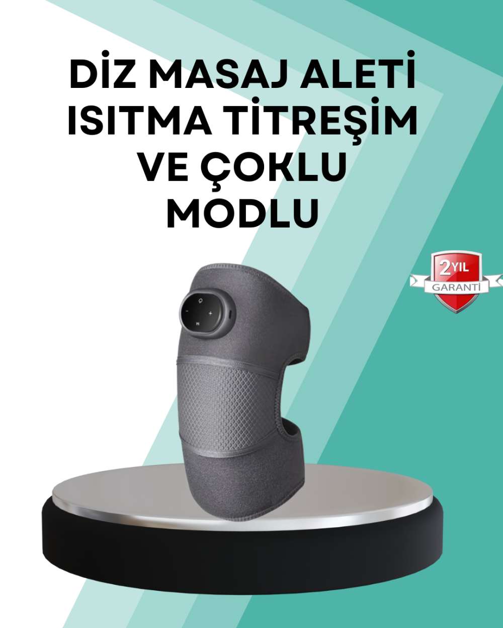 Ev Tipi Isı ve Titreşim Destekli Diz Masaj Aleti