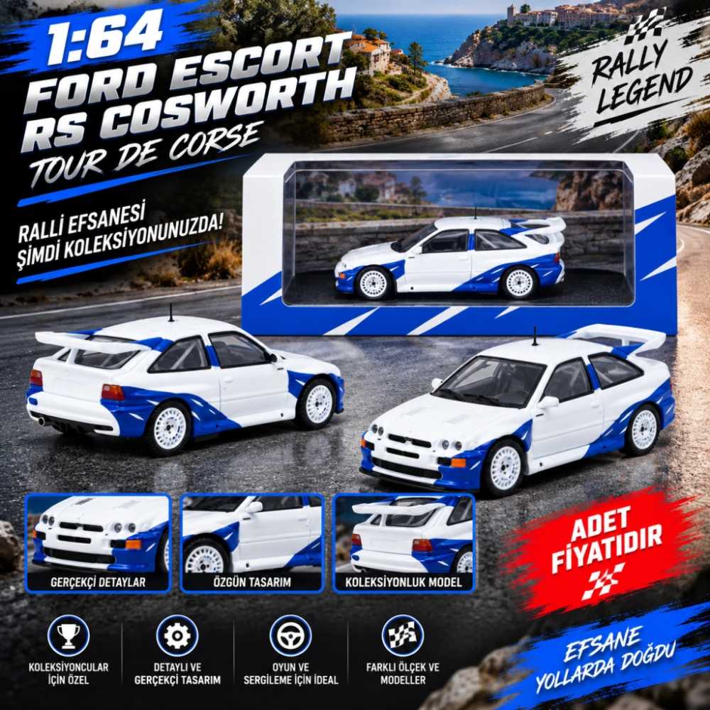 Ford Escort RS Cosworth Tour de Corse 1 Adet