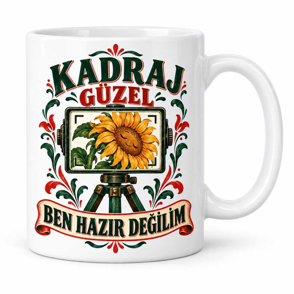 Fotoğraf Arası Tasarımlı Porselen Kupa - MODEL 876