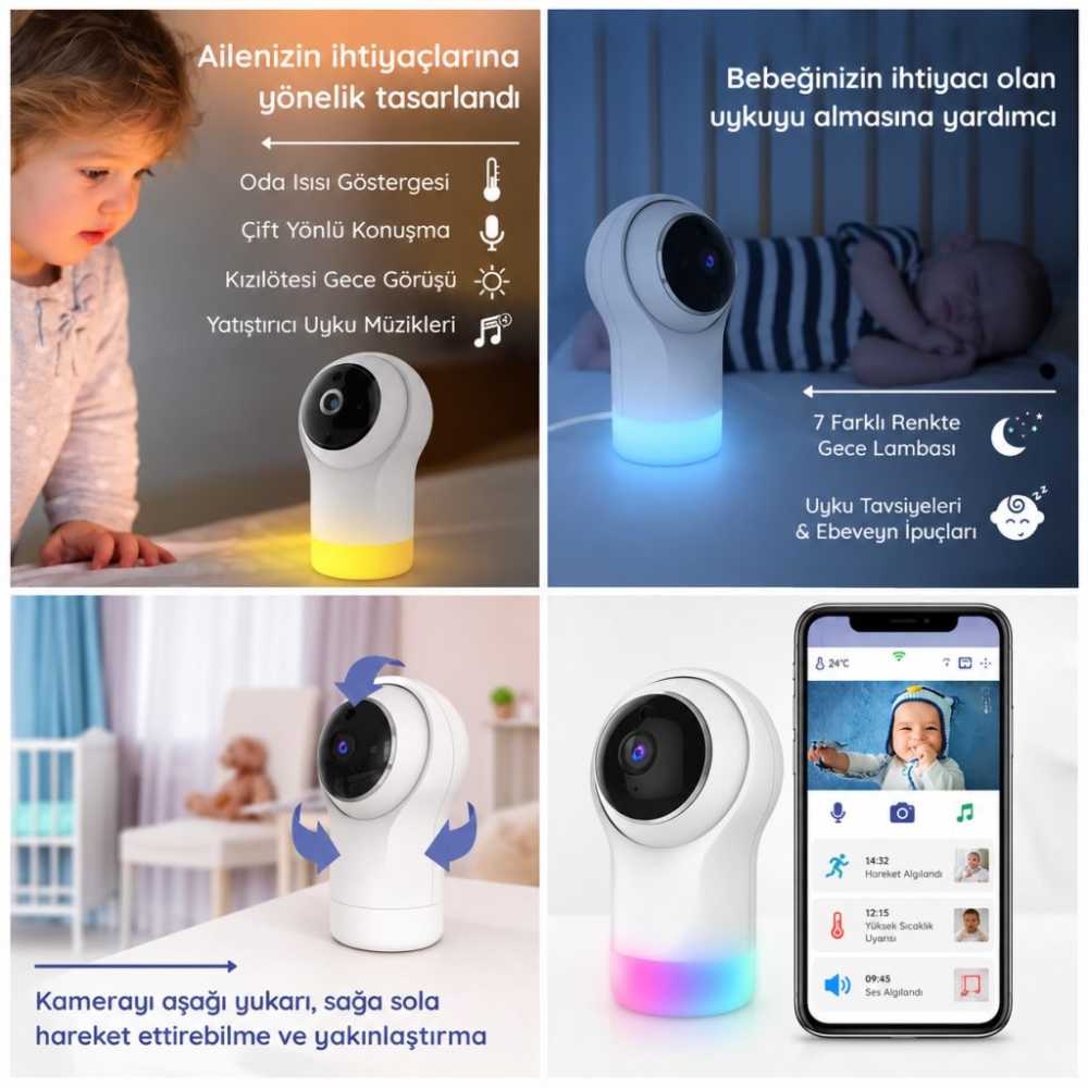 Full HD Wifi Bebek Kamerası HBL18