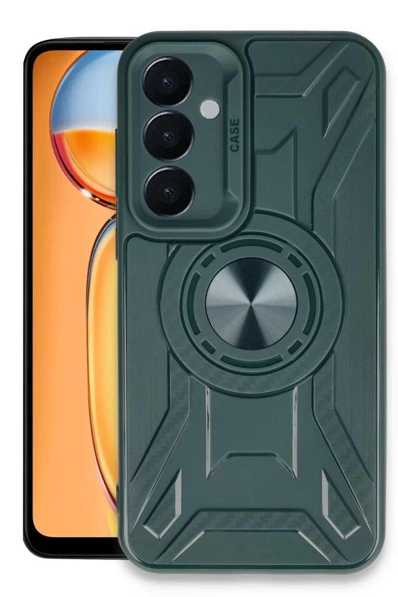 Galaxy A15 4G Kılıf Lincoln Silikon - Koyu Yeşil