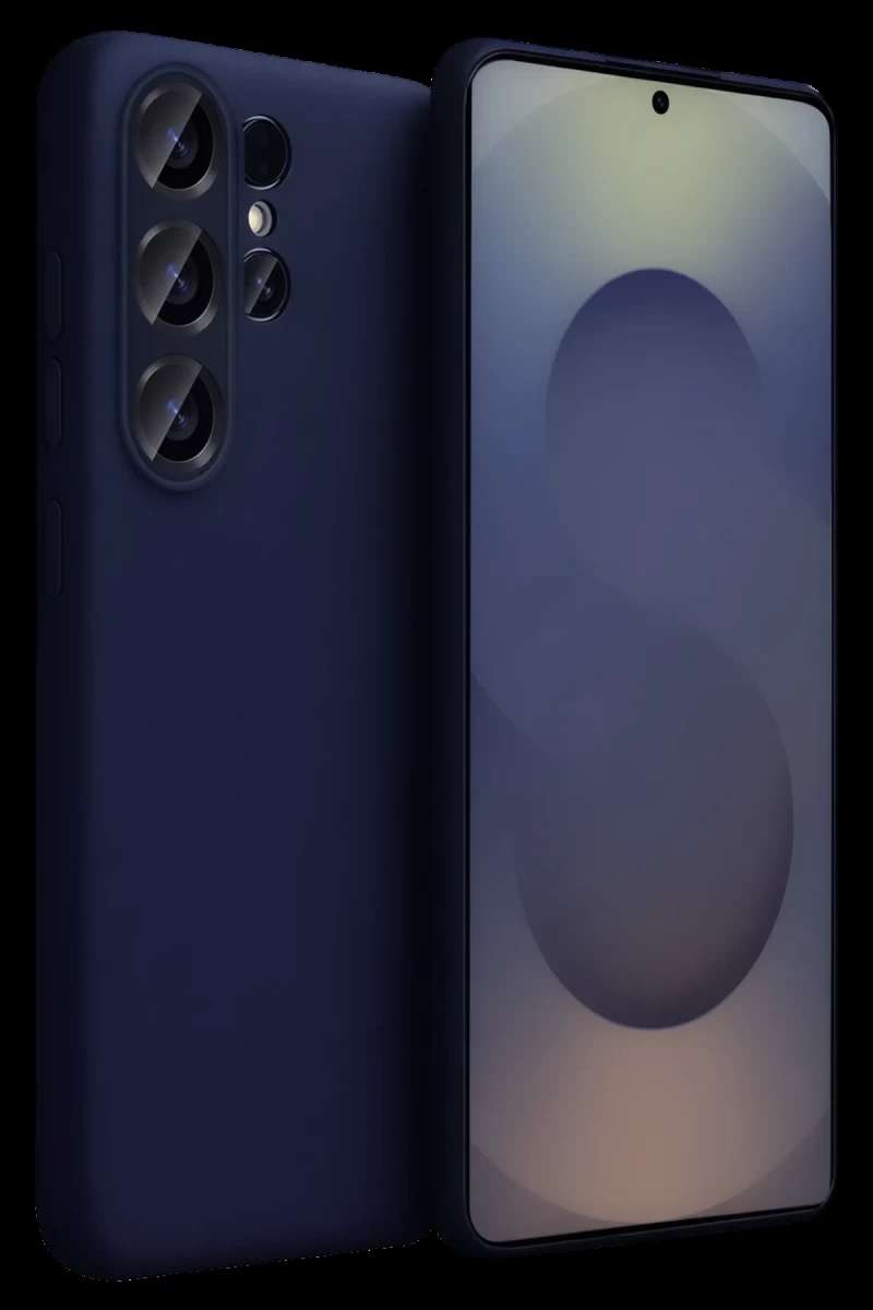 Galaxy S26 Ultra Nano içi Kadife Silikon - Lacivert