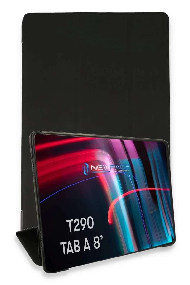 Galaxy T290 Tab A 8 Kılıf Tablet Smart Kılıf - Siyah
